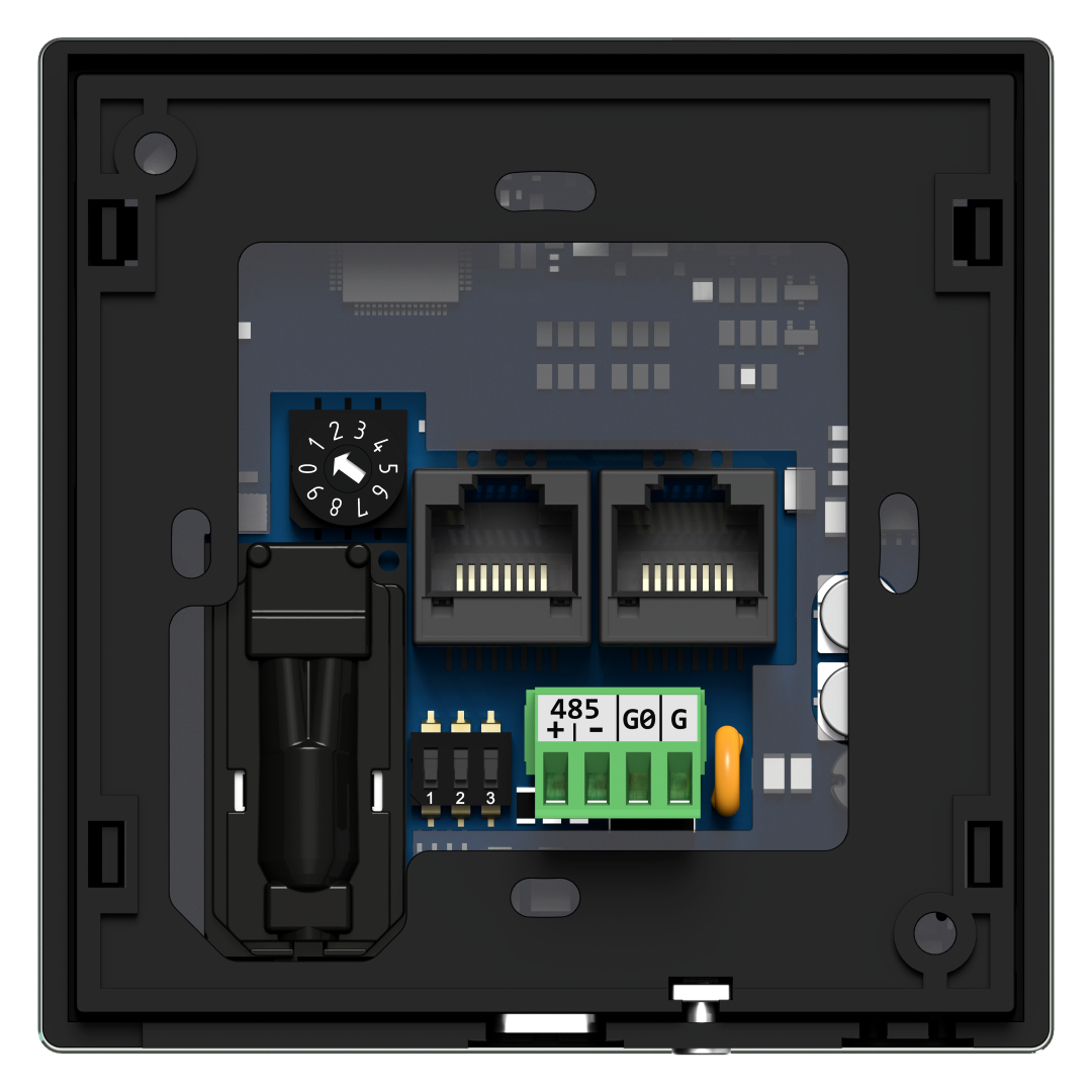 TP-C-B Touch Point mit Temperatursensor + CO2 in schwarz | alvasys ...