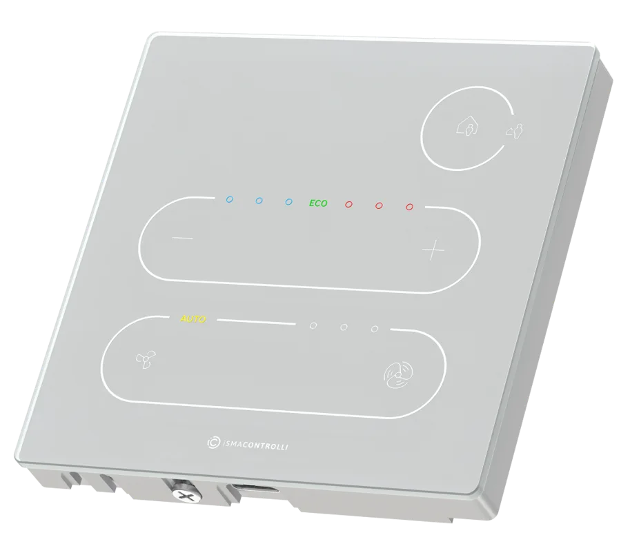 TP-C-W Touch Point mit Temperatursensor + CO2 in weiss