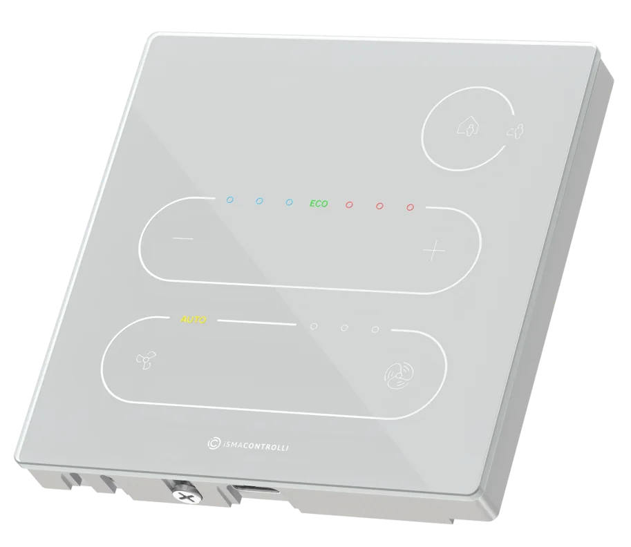 TP-C-W Touch Point mit Temperatursensor + CO2 in weiss