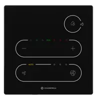 TP-HC-B Touch Point mit Temperatursensor + Feuchtesensor + CO2 Sensor in schwarz