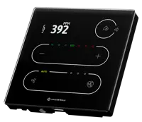 TP-C-DISP-B Touch Point mit Temperatursensor + CO2 Sensor + TFT Display in schwarz