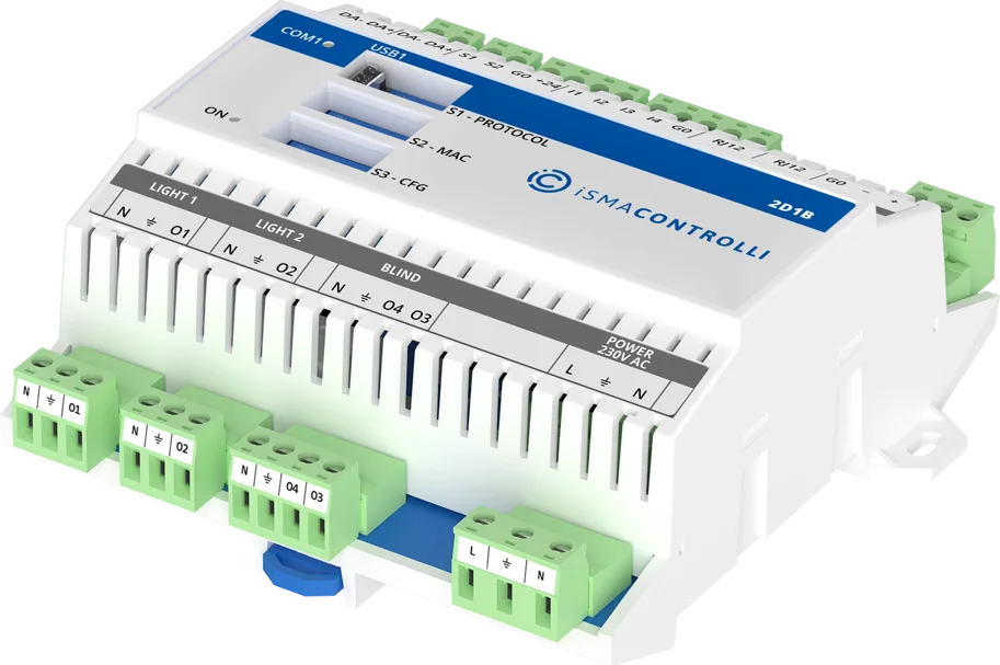 iSMA-B-2D1B Dali und Beschattungs Kontroller