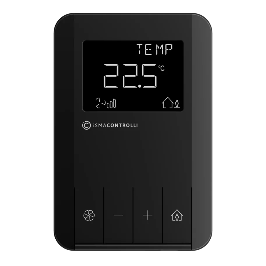 Control Point Sensor 2,6"-LCD-Display mit Temperaturfühler schwarz